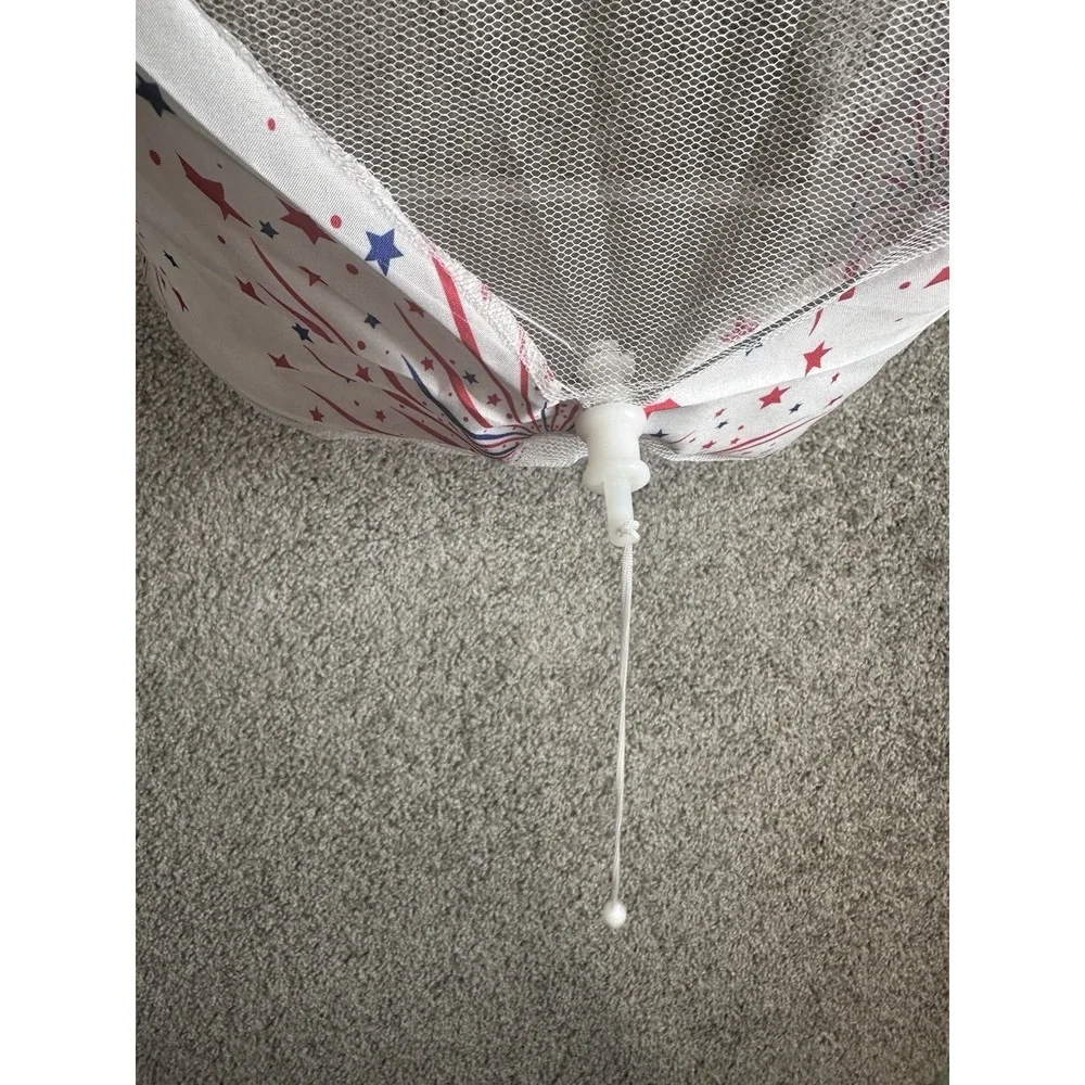 Set of 3 Patriotic Pop Up Mesh Food Covers 16